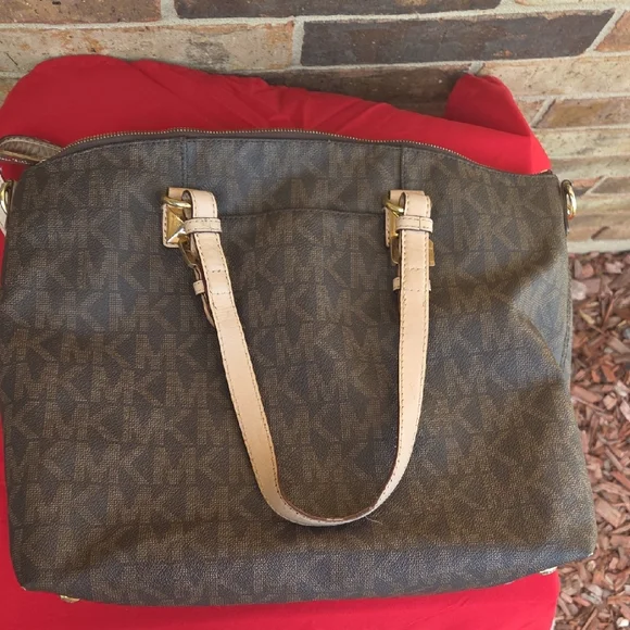 MK Brown Monogram Tote Bag - Picture 2 of 16